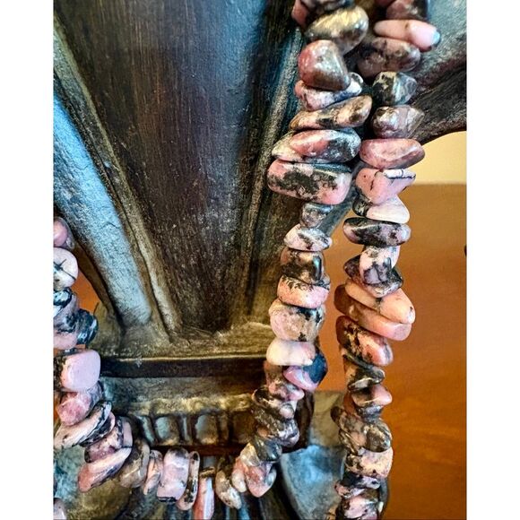 VINTAGE - Bundle of 3 Natural Stone Necklaces. Each 34". Great Condition! - Picture 6 of 10